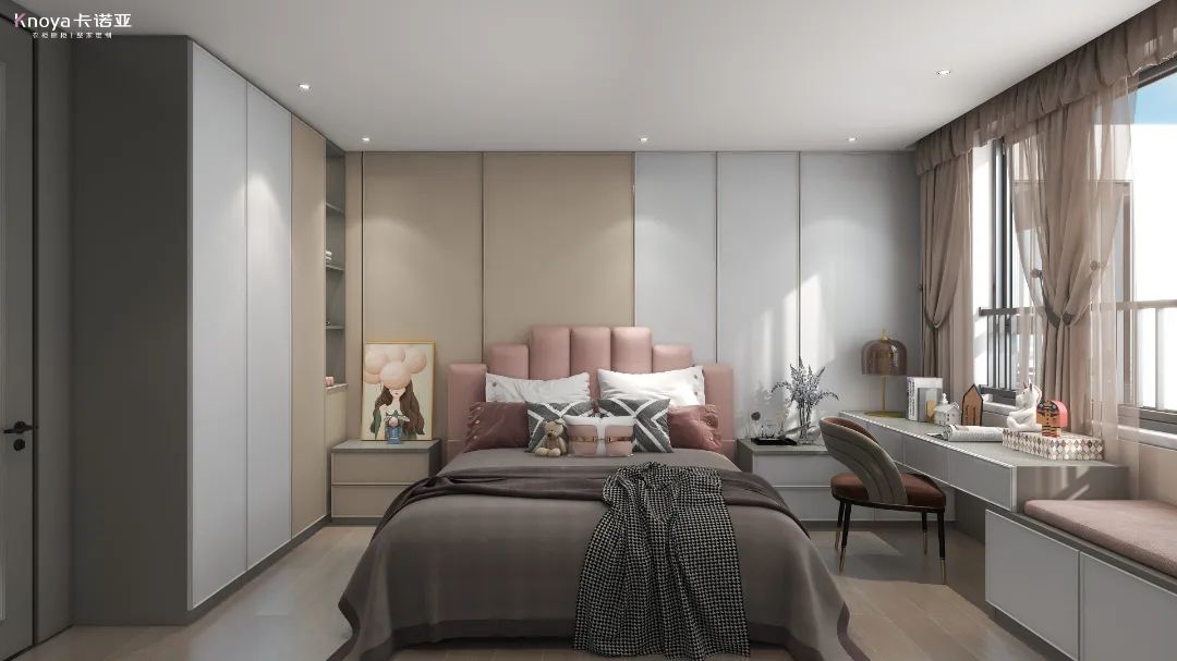 书桌+书柜+飘窗柜一体 书桌+书柜+飘窗柜一体