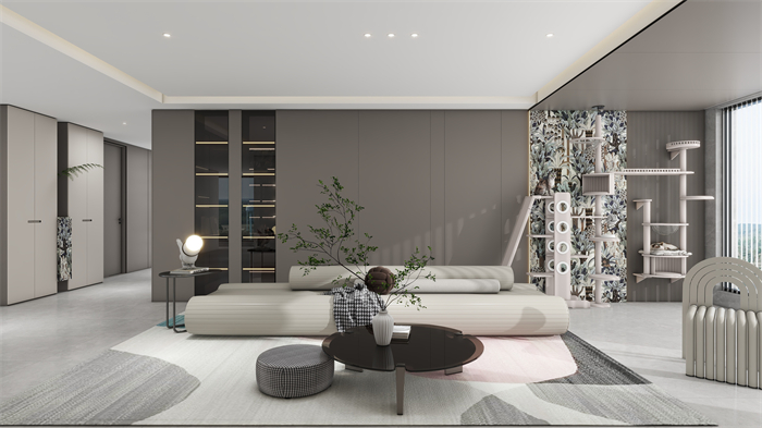 整家定制方案，全屋空间一体化设计、一站式配齐