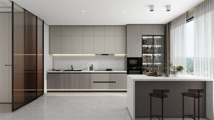 整家定制方案，全屋空间一体化设计、一站式配齐