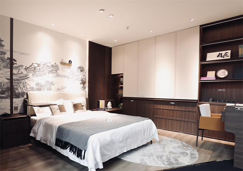 强势吸睛丨91视频污版下载卧室系统重磅亮相广州建博会