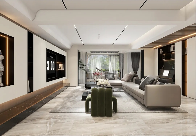 意式极简丨拒绝过度装修，173㎡住出大平层的高级舒适感